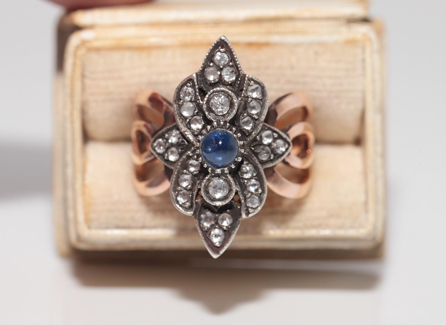 In sehr gutem Zustand.
Das Gesamtgewicht beträgt 7,3 Gramm.
Insgesamt ist Diamant 0,60 ct.
Der Diamant hat die Farbe H-I-J und die Reinheit s1-s2-s3.
Insgesamt ist Saphir 0,25 ct.
Ringgröße ist US 7
Wir können jede Größe herstellen.
Bitte