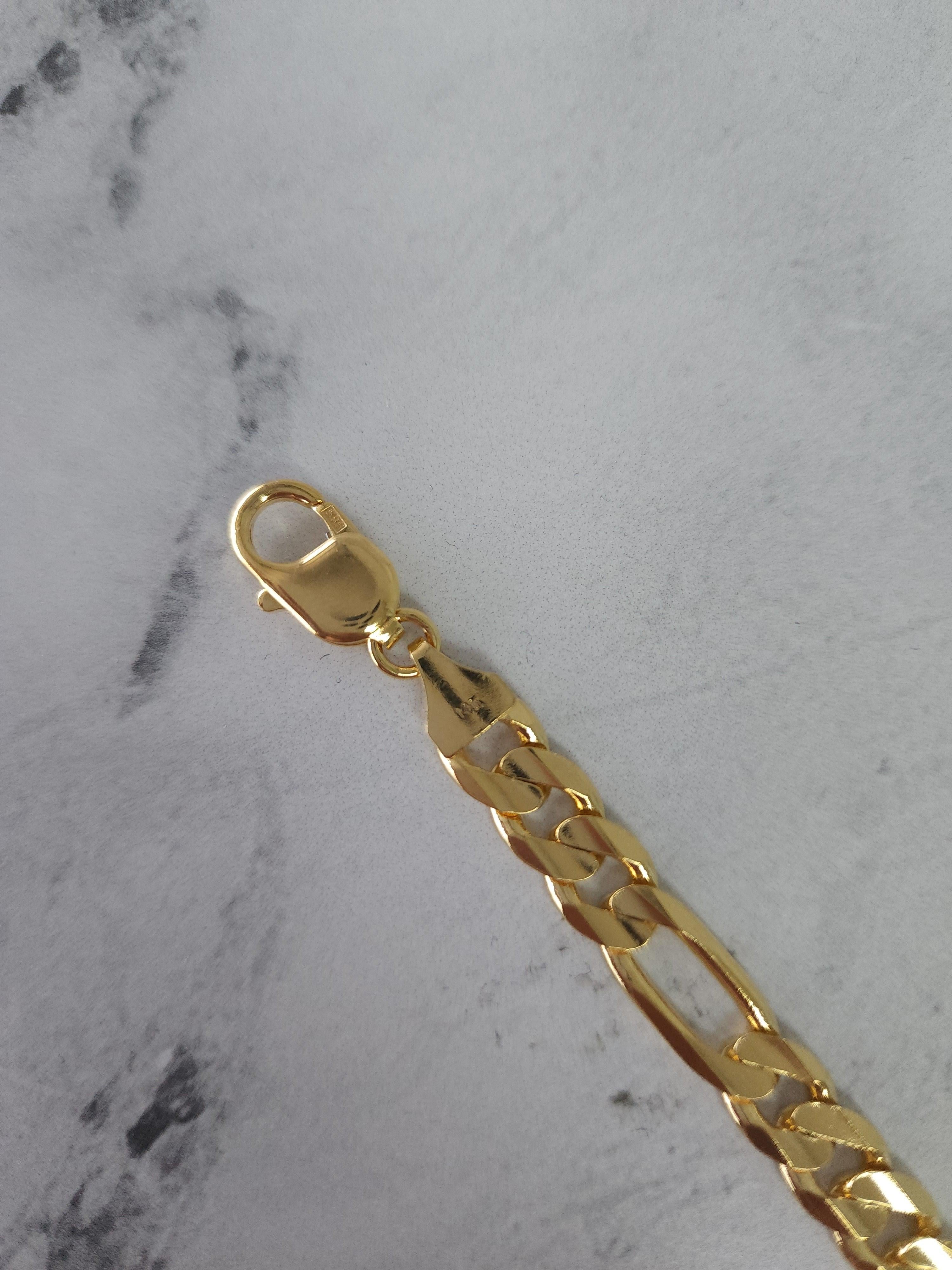 da uomo o donna Bracciale classico Figaro 8MM in vendita