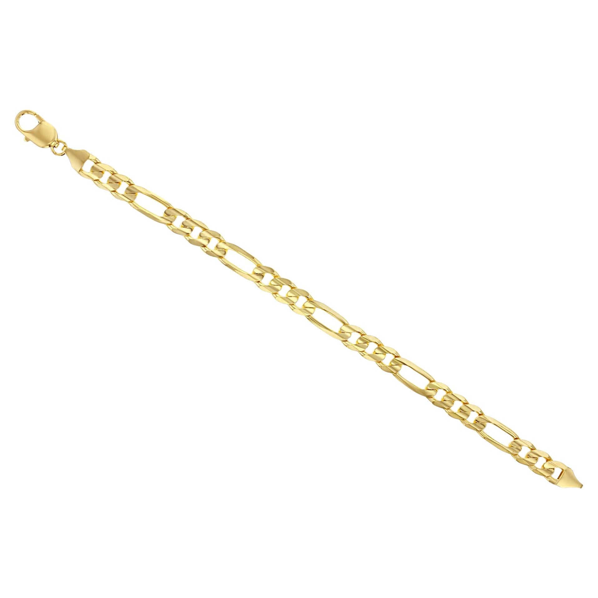8MM Classic Figaro-Armband