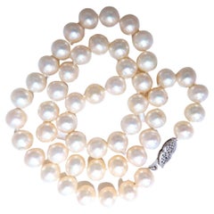 Collar de perlas de agua dulce de 8 mm, 14 kt*