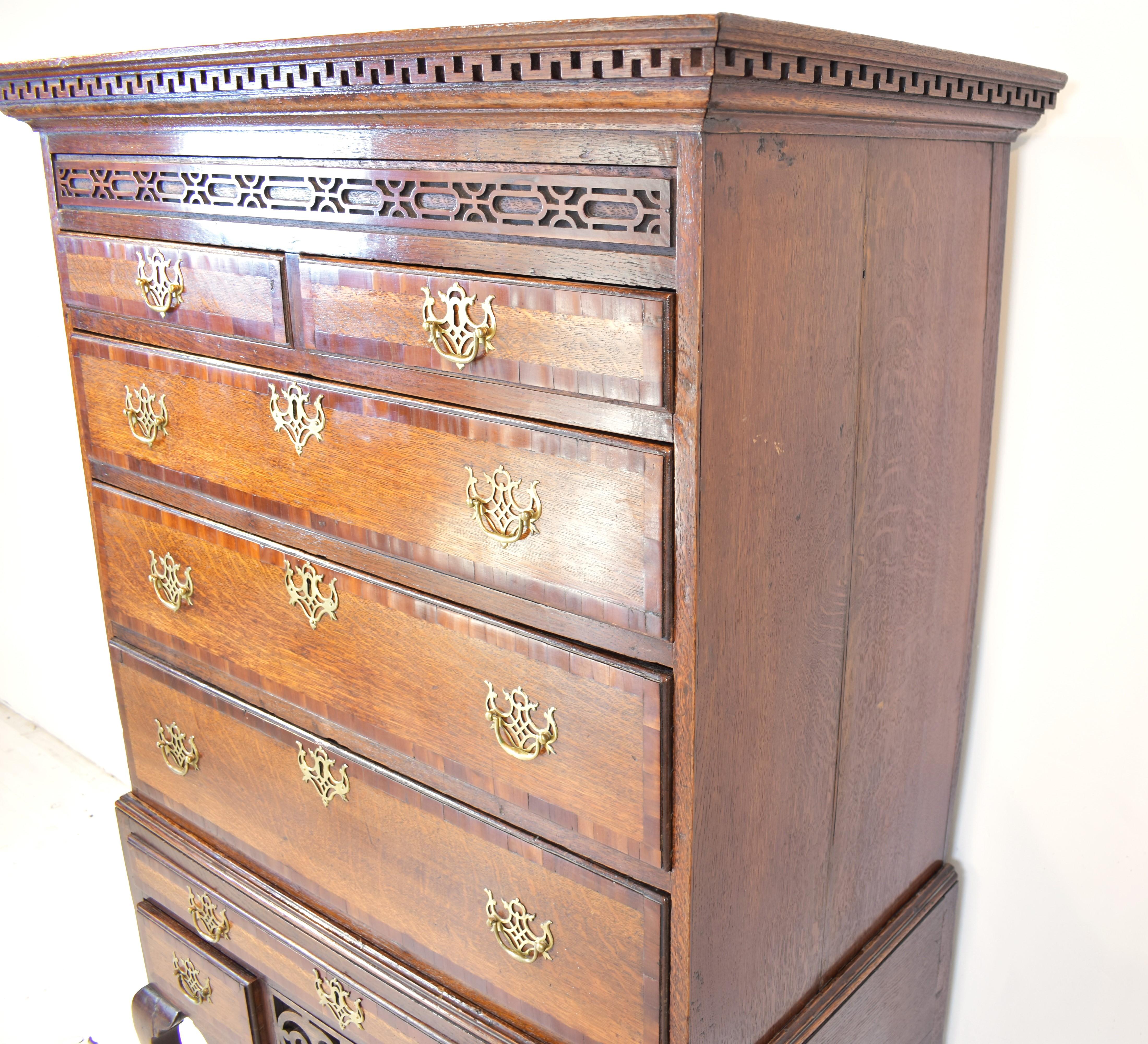 18th century chest on stand (tallboy) 3