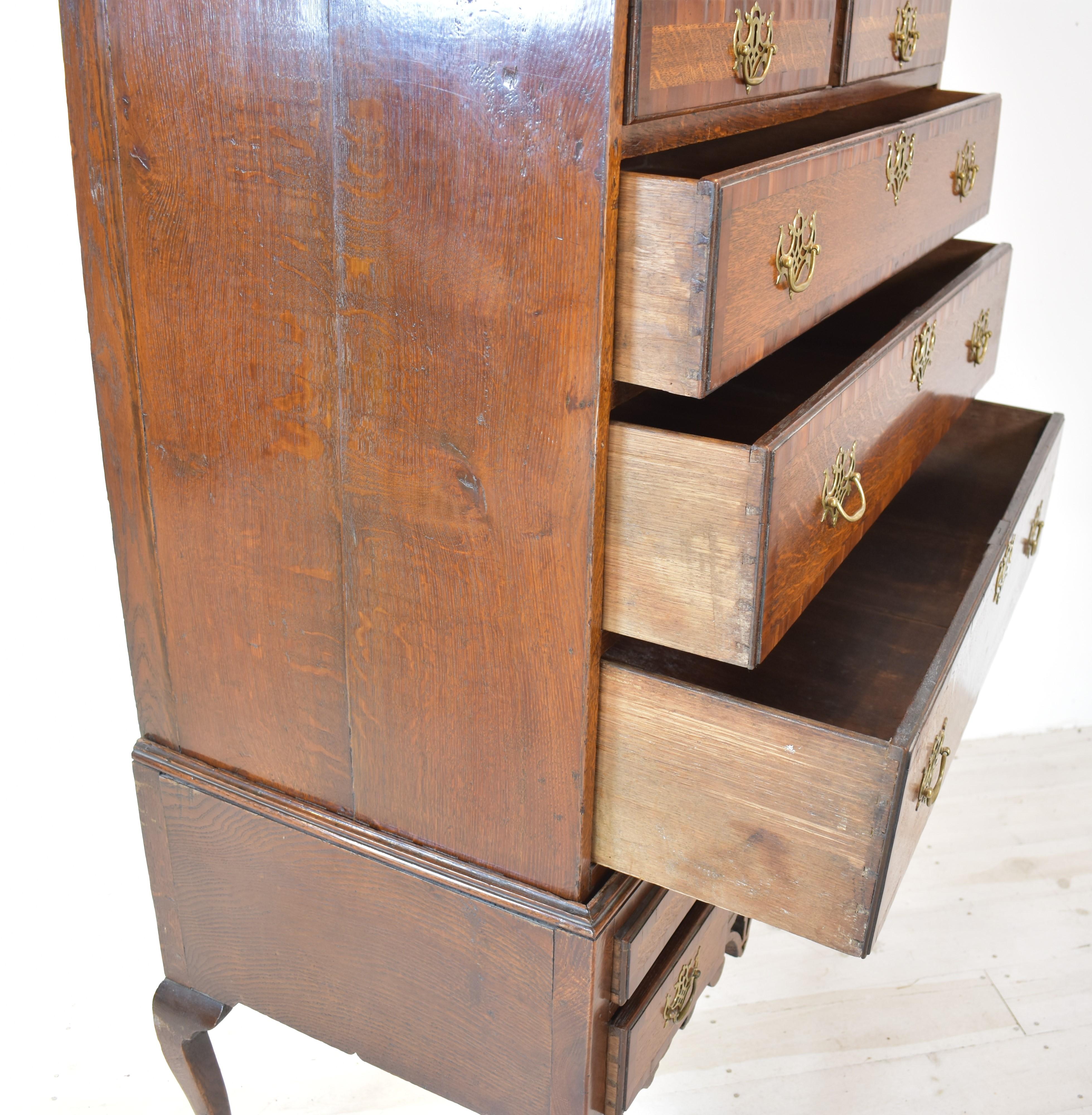 18th century chest on stand (tallboy) 4
