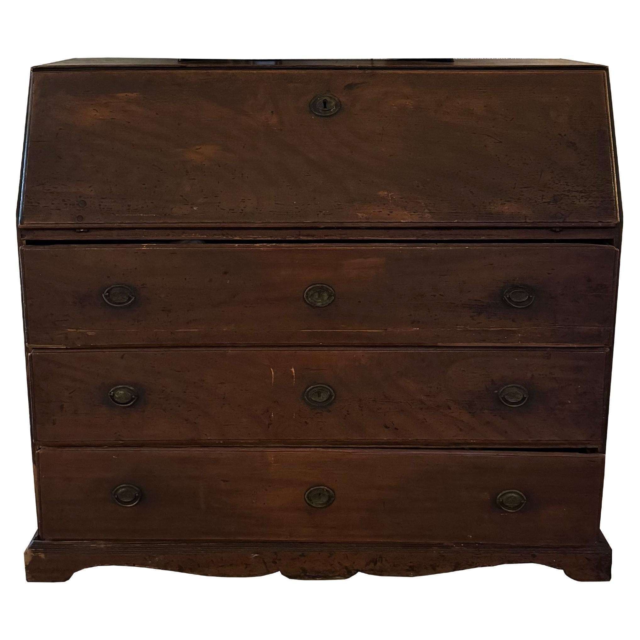 18th-Century English Georgian Secretary