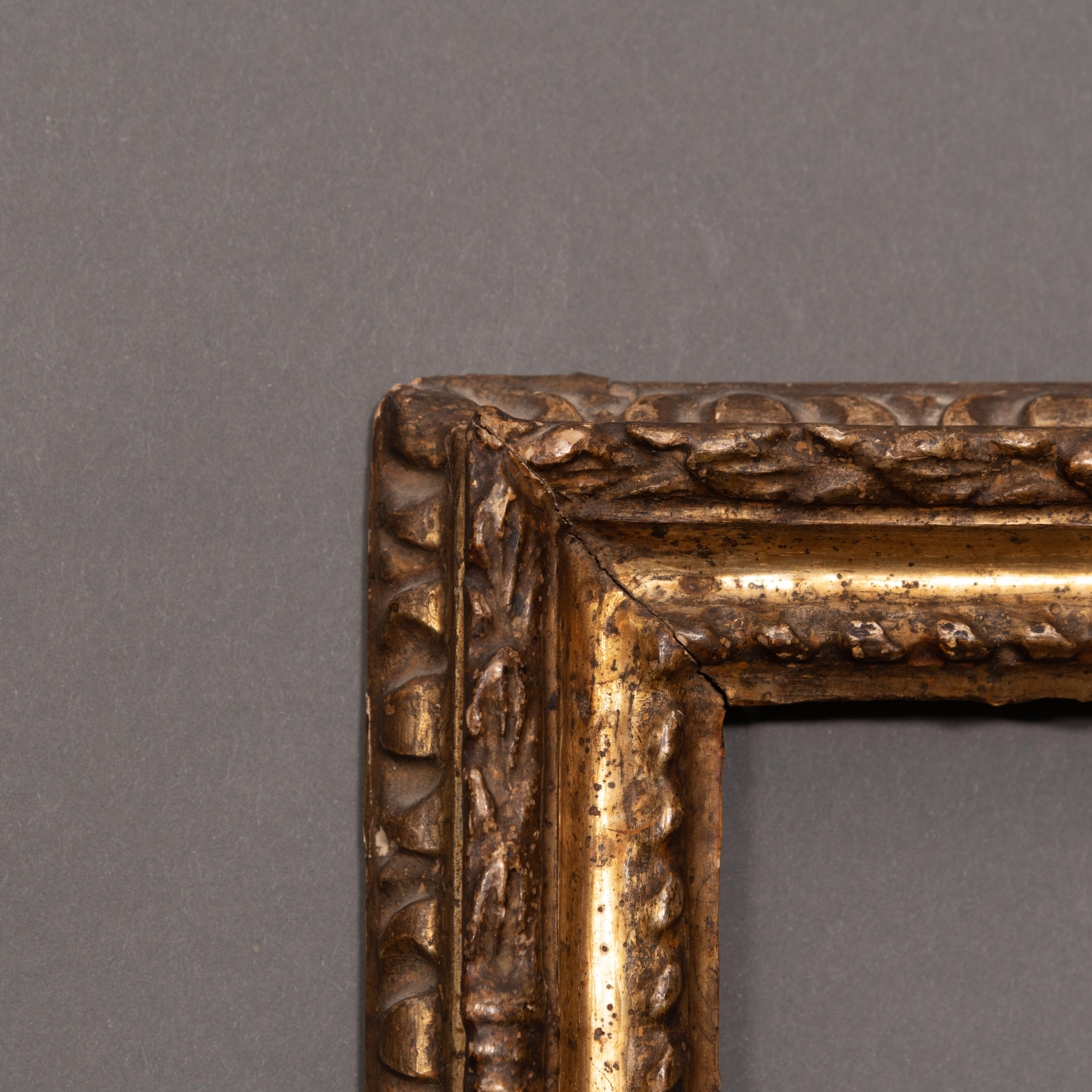Period Italian Salvator Rosa Style Gilded Frame In Good Condition In Roma, IT