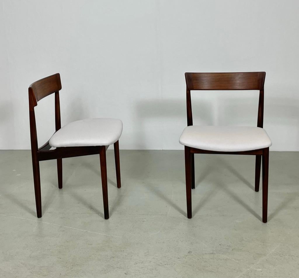8x Danish Dining Chairs model 39 by Henry Rosengren 1960 For Sale 5