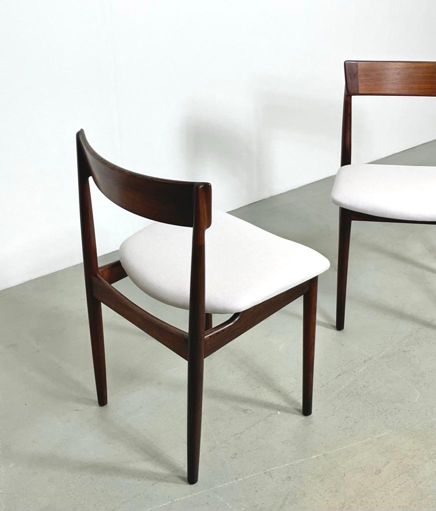 8x Danish Dining Chairs model 39 by Henry Rosengren 1960 For Sale 1