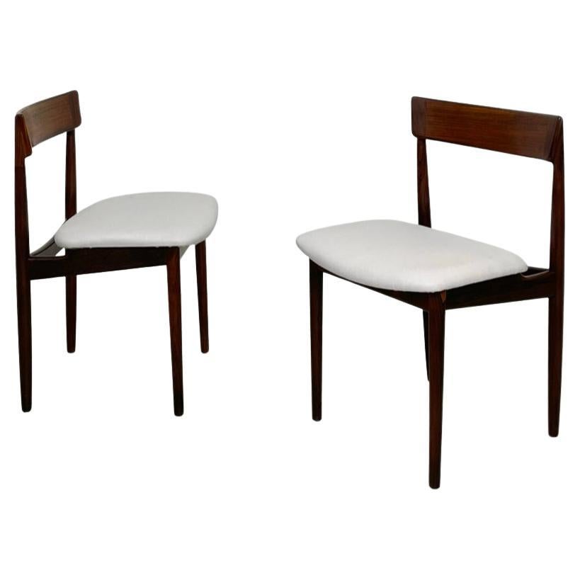 8x Danish Dining Chairs model 39 by Henry Rosengren 1960 For Sale