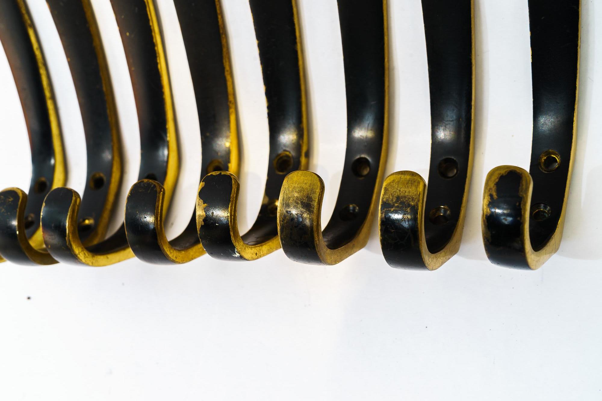 Blackened 8x Hooks by Herta Baller, circa 1950s For Sale