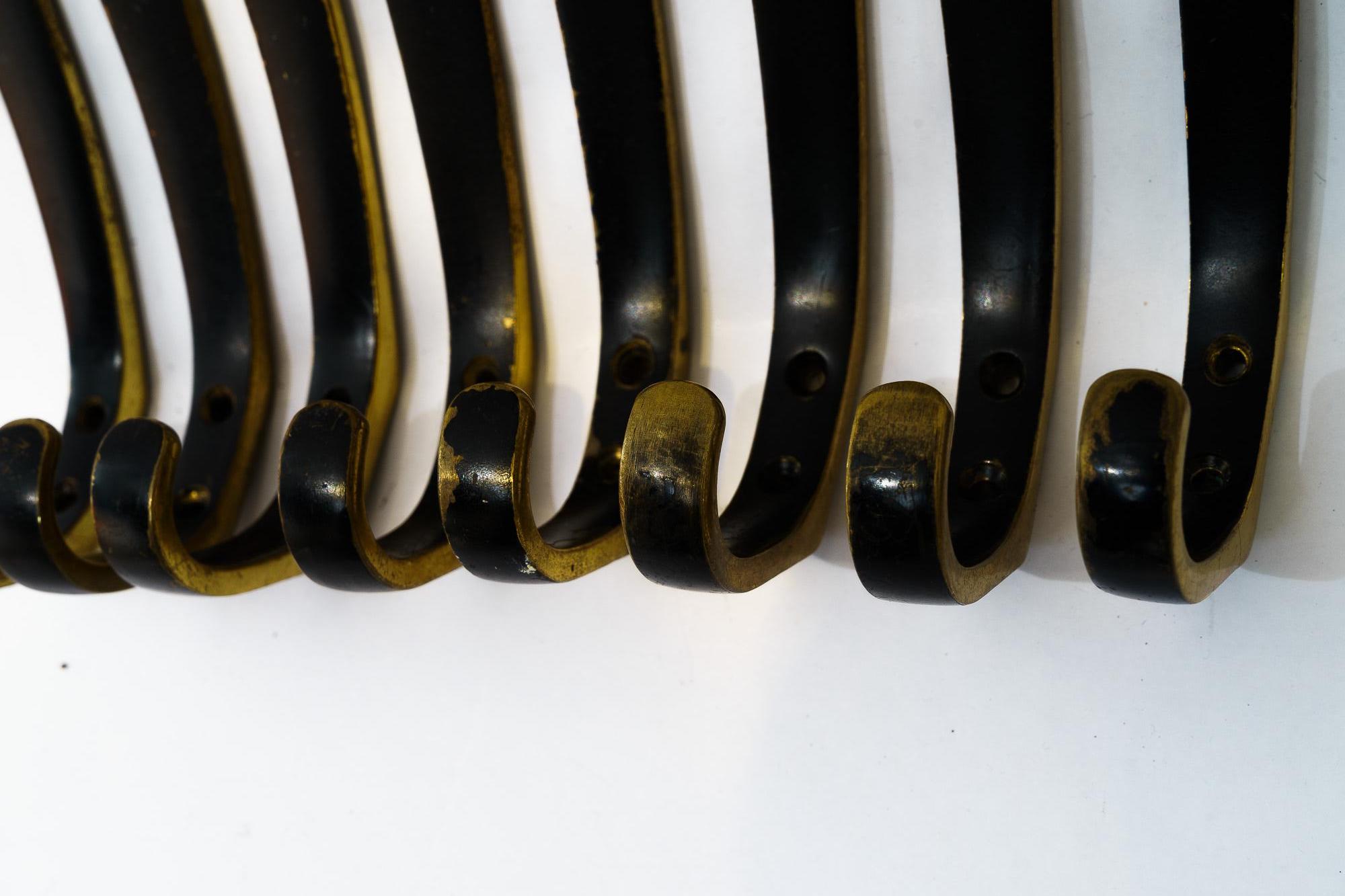 8x Hooks by Herta Baller, circa 1950s In Good Condition For Sale In Wien, AT
