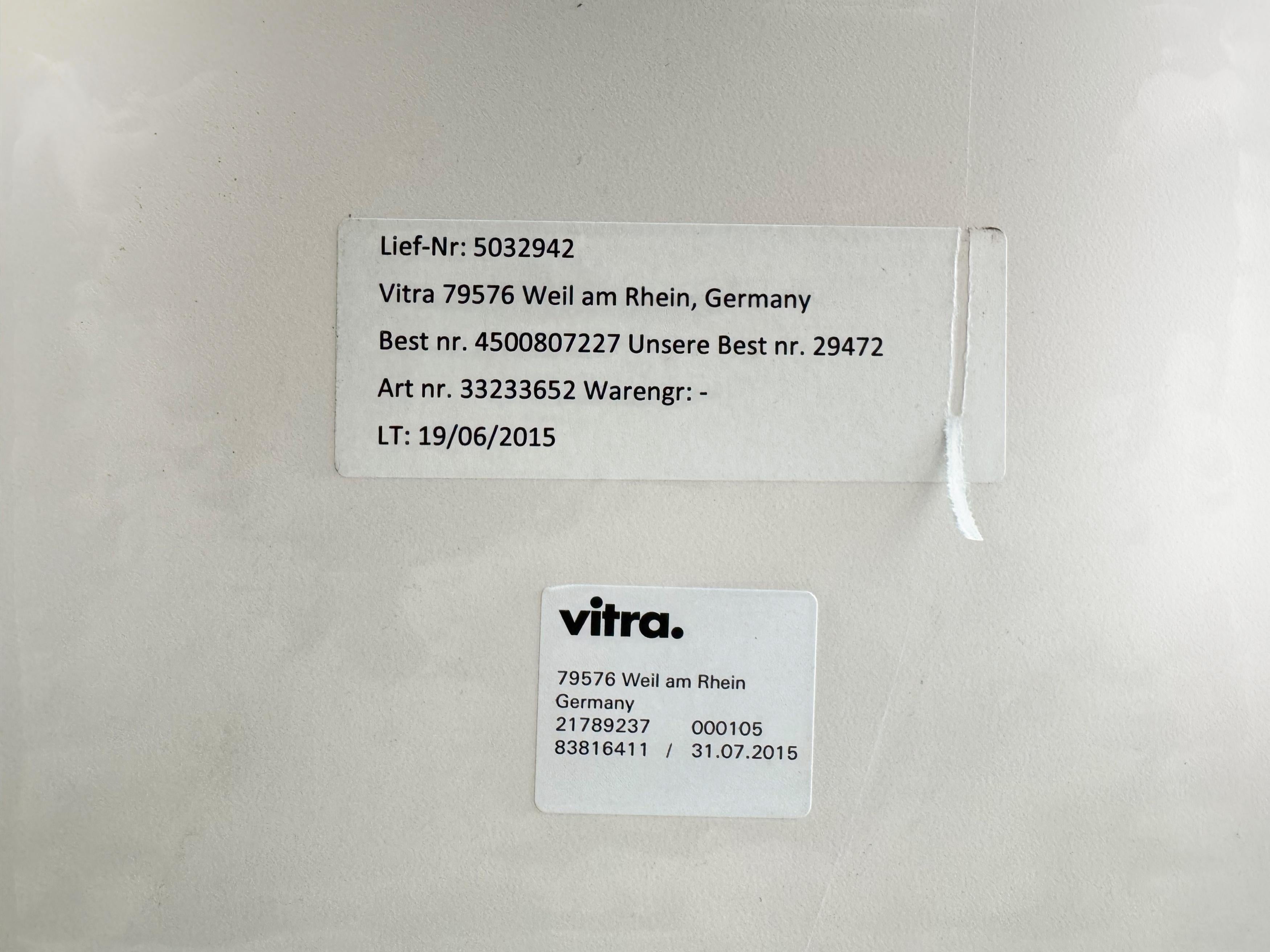 7x Vitra Schreibtisch Ad Hoc Antonio Citterio auf Rollen Soft Light For Sale 3