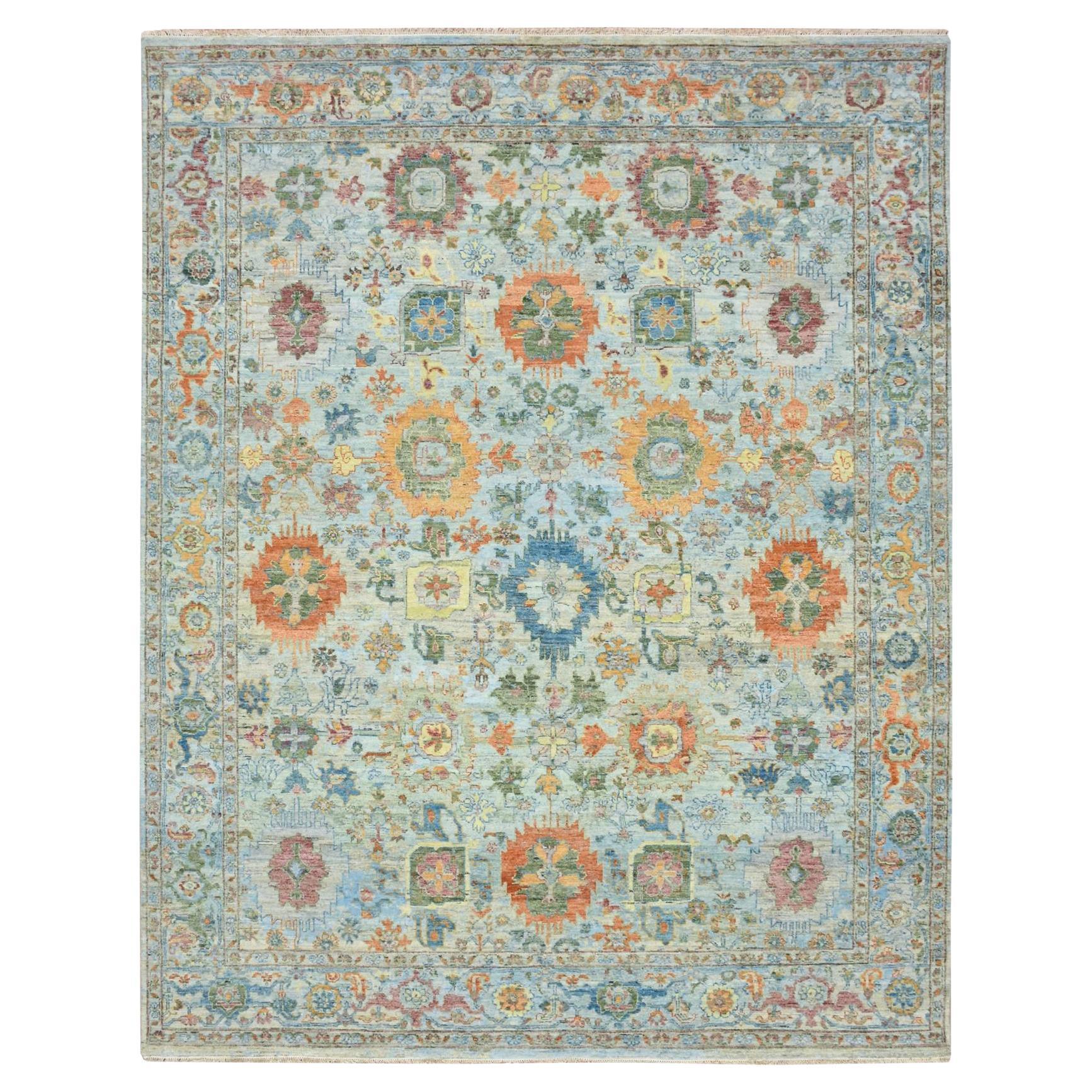 8
x10
 Beau Blue Sultanabad Reimagined Hand Knotted Pure Wool Oriental Rug