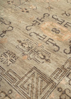 8x10 Beige Persian Hand Knotted Oriental Wool Rug ( G-13366)