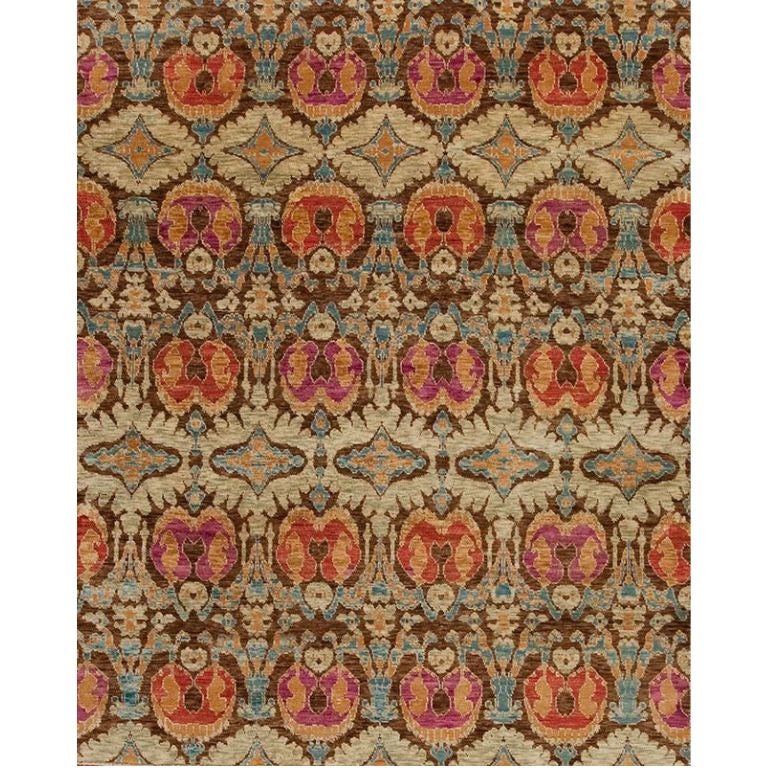 8'x10' Bel Air Handgeknüpfter Wollteppich im Angebot