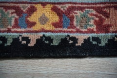 8x10 Black Hand-Knotted Wool Mythical Beasts Garden Traditional Carpet Rug