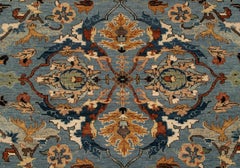 8x10 Blue Persian Hand Knotted Wool Rug ( G-13042)