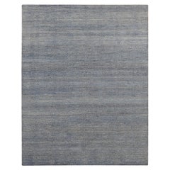 8'x10' Tapis noué à la main en soie et laine à motifs de labyrinthe