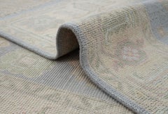 8x10 Blue Traditional Oushak Hand-Knotted Customize Wool Rug ( JC - 14255 )