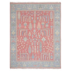 8x10 Blush Tree of Life Hand Knotted Persian Rug ( JC-8072)