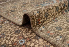 8x10 Brown Red Persian Mamluk Hand Knotted Wool Rug ( OAC - 6 )