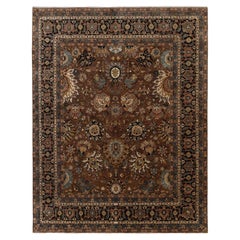8x10 Brown Vintage Persian Hand Knotted Wool Rug ( G-11372)