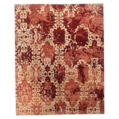 8'x10' Chantilly Handgeknüpfter Wollteppich