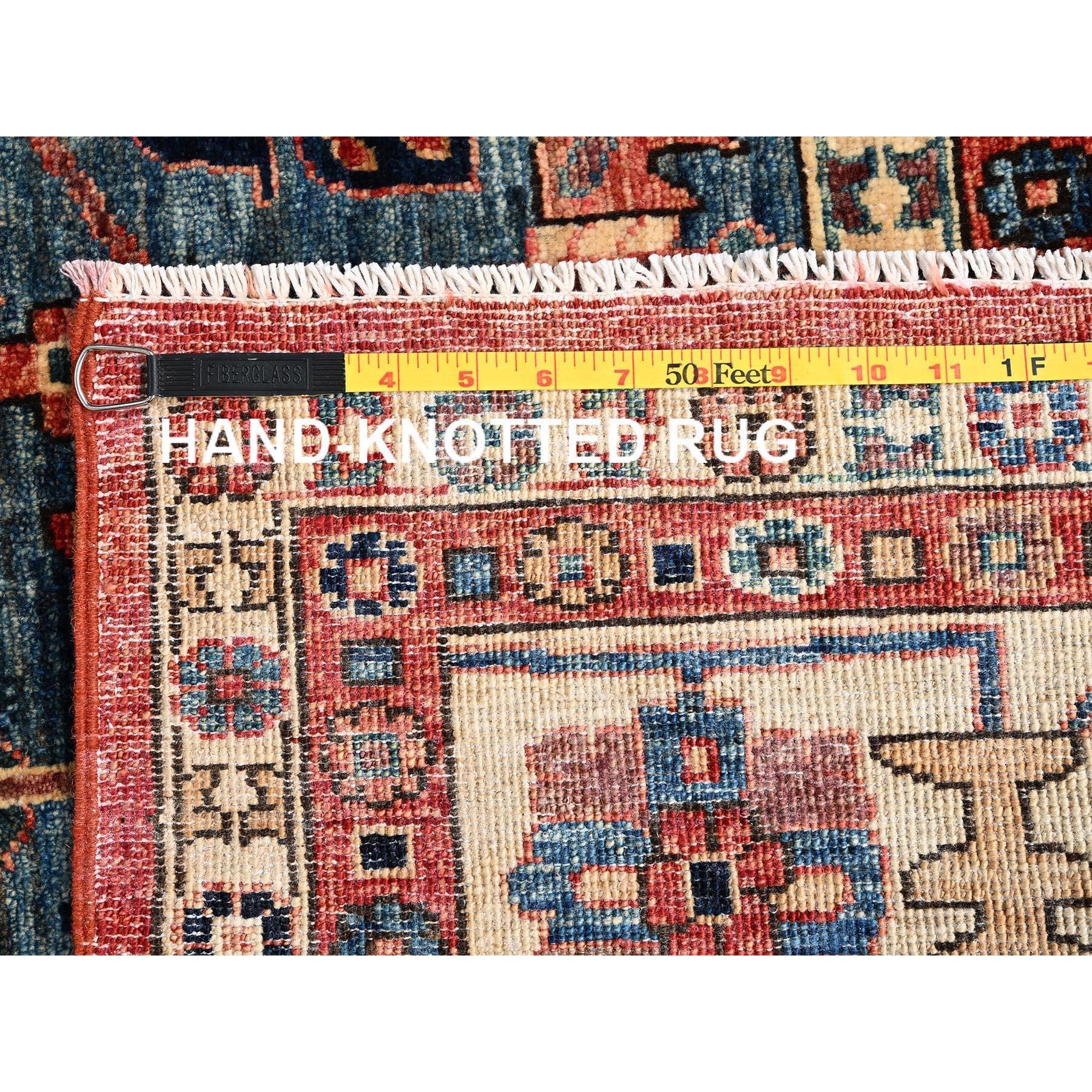 8'x10' Chili Rot Serapi Heriz mit Medaillon Design Hand geknüpft alle Wolle Teppich 6