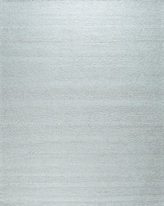 8x10 Fiona Rustic Kilim Ivory Open Solid Minimalist Flatweave Wool Carpet Rug