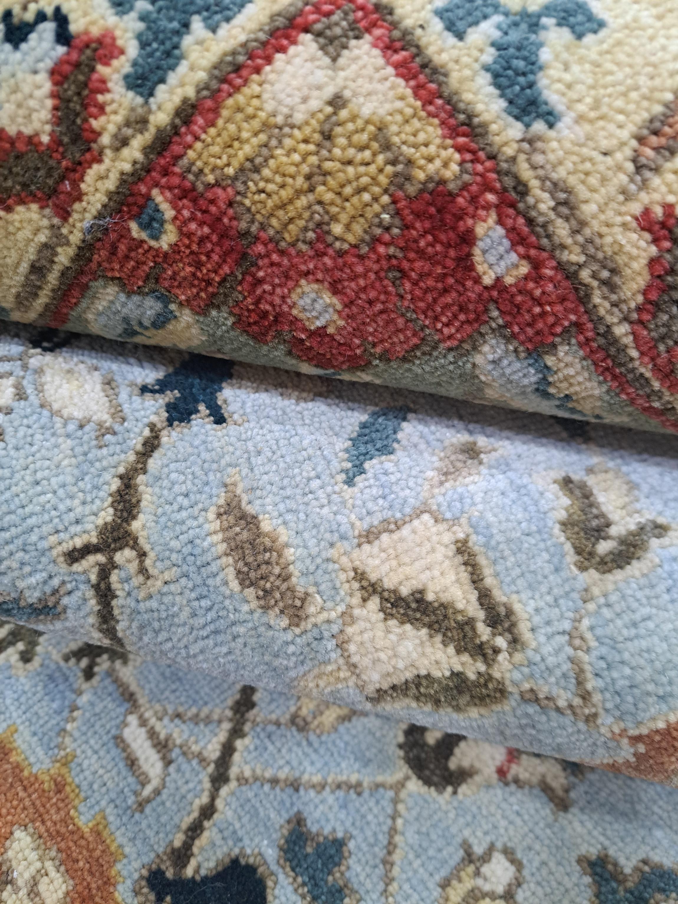 8x10 Ft Tappeto in lana Heriz Design del XVIII secolo. Tappeto per aree in stile antico fatto a mano in vendita 2