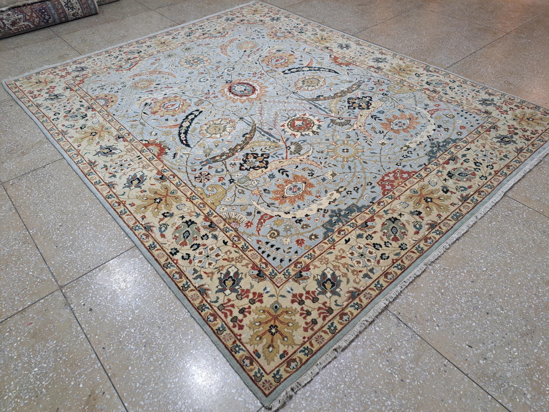 8x10 Ft Tappeto in lana Heriz Design del XVIII secolo. Tappeto per aree in stile antico fatto a mano In condizioni Nuovo in vendita a Spring Valley, NY