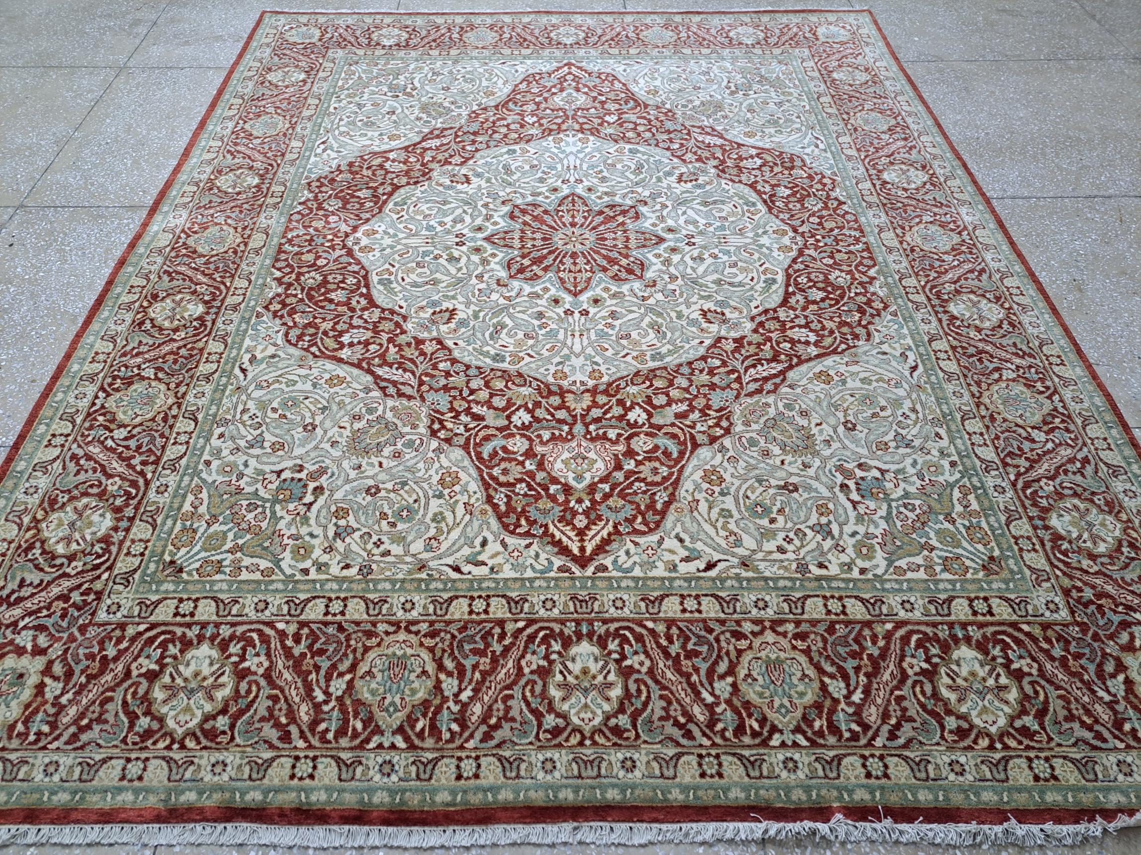 8x10 Ft Tappeto in lana Heriz Design del XVIII secolo. Tappeto per aree in stile antico fatto a mano In condizioni Nuovo in vendita a Spring Valley, NY