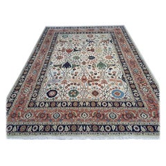 8x10 Ft Antique Heriz Inpired Hand-knotted New Rugs. Tutta lana. Tappeto in stile Heriz