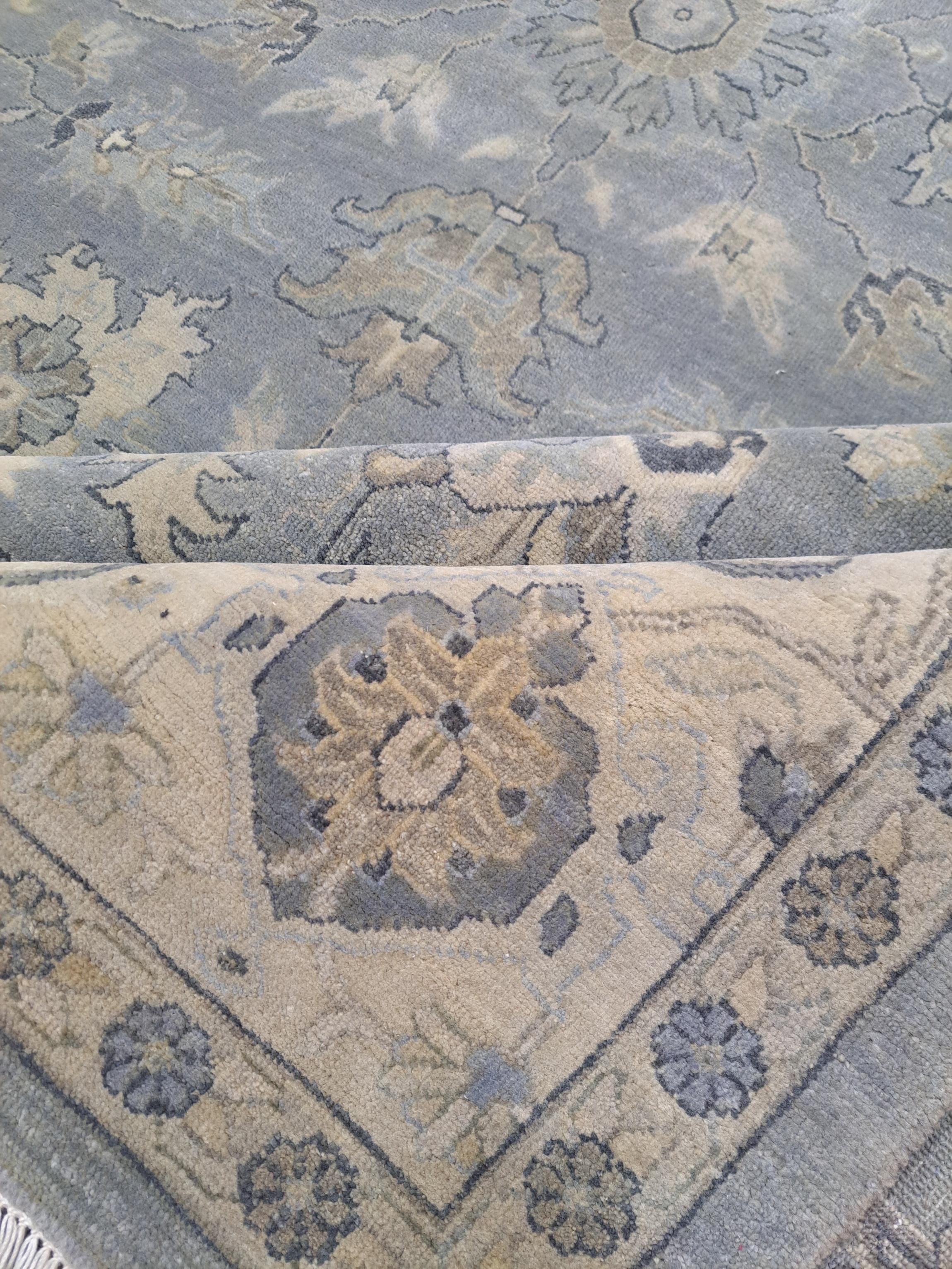 8x10 Ft Antique Heriz Inpired Hand-knotted Teppich aus Wolle. Brandneuer Teppich (21. Jahrhundert und zeitgenössisch) im Angebot