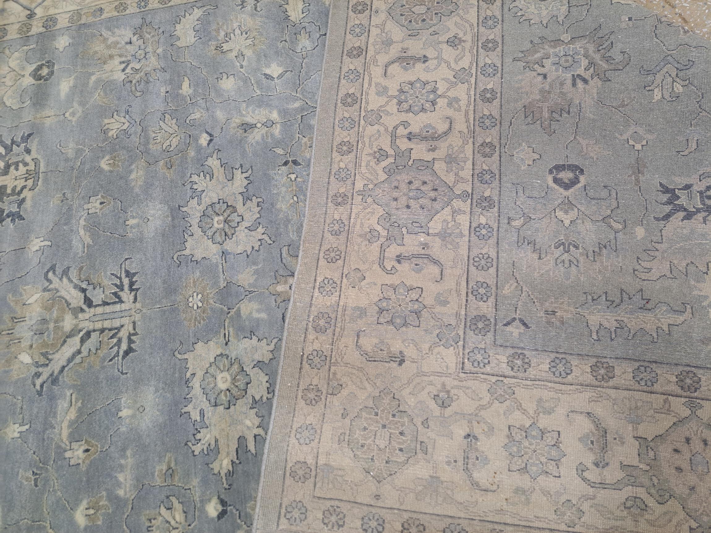 8x10 Ft Antique Heriz Inpired Hand-knotted Teppich aus Wolle. Brandneuer Teppich im Angebot 2