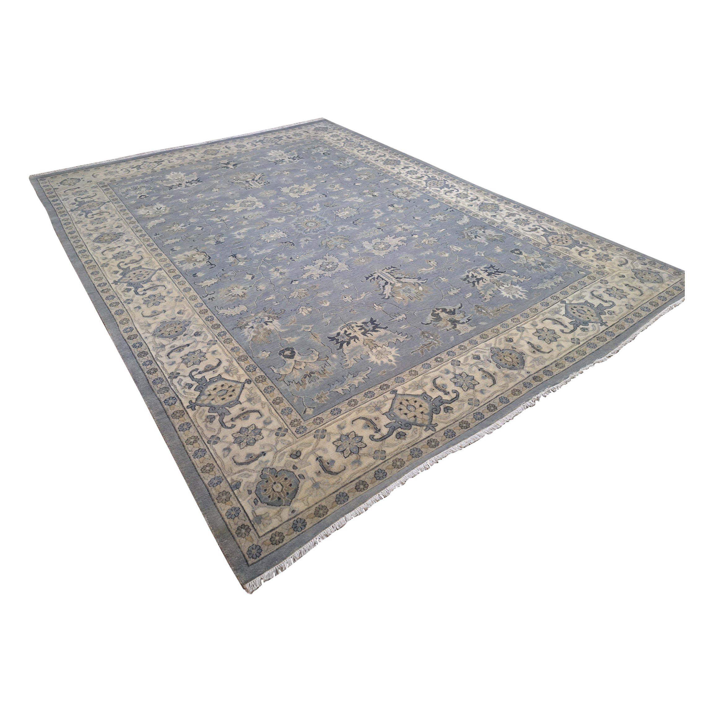 8x10 Ft Antique Heriz Inpired Hand-knotted Teppich aus Wolle. Brandneuer Teppich