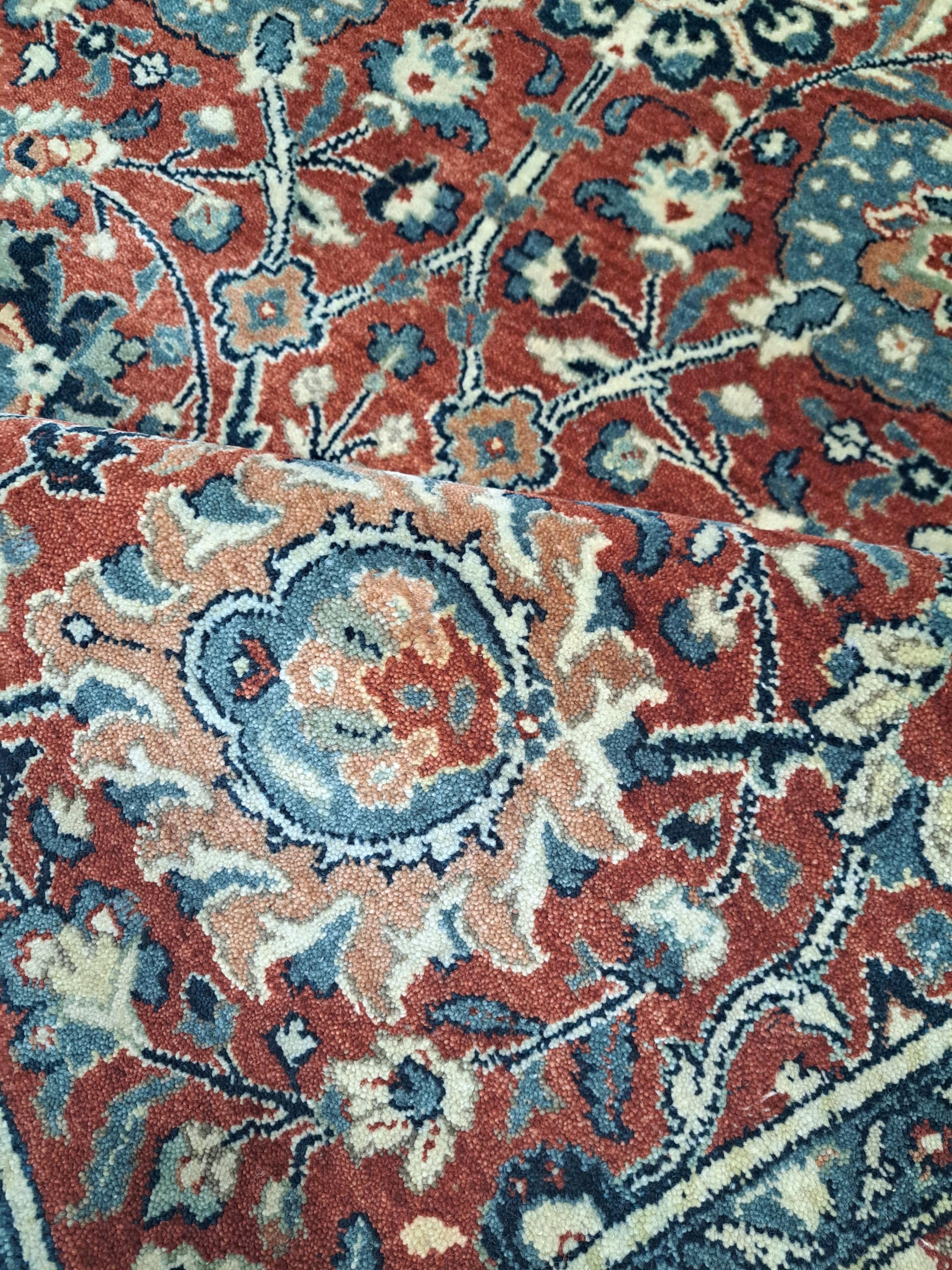 Alfombra Heriz Antigua 8x10 Pies. Nueva alfombra de lana hecha a mano. Decoración oriental artesanal Lana en venta