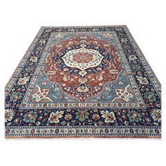 8x10 Ft Brandneuer handgeknüpfter Teppich mit antikem Heriz-Design. 100% Wolle