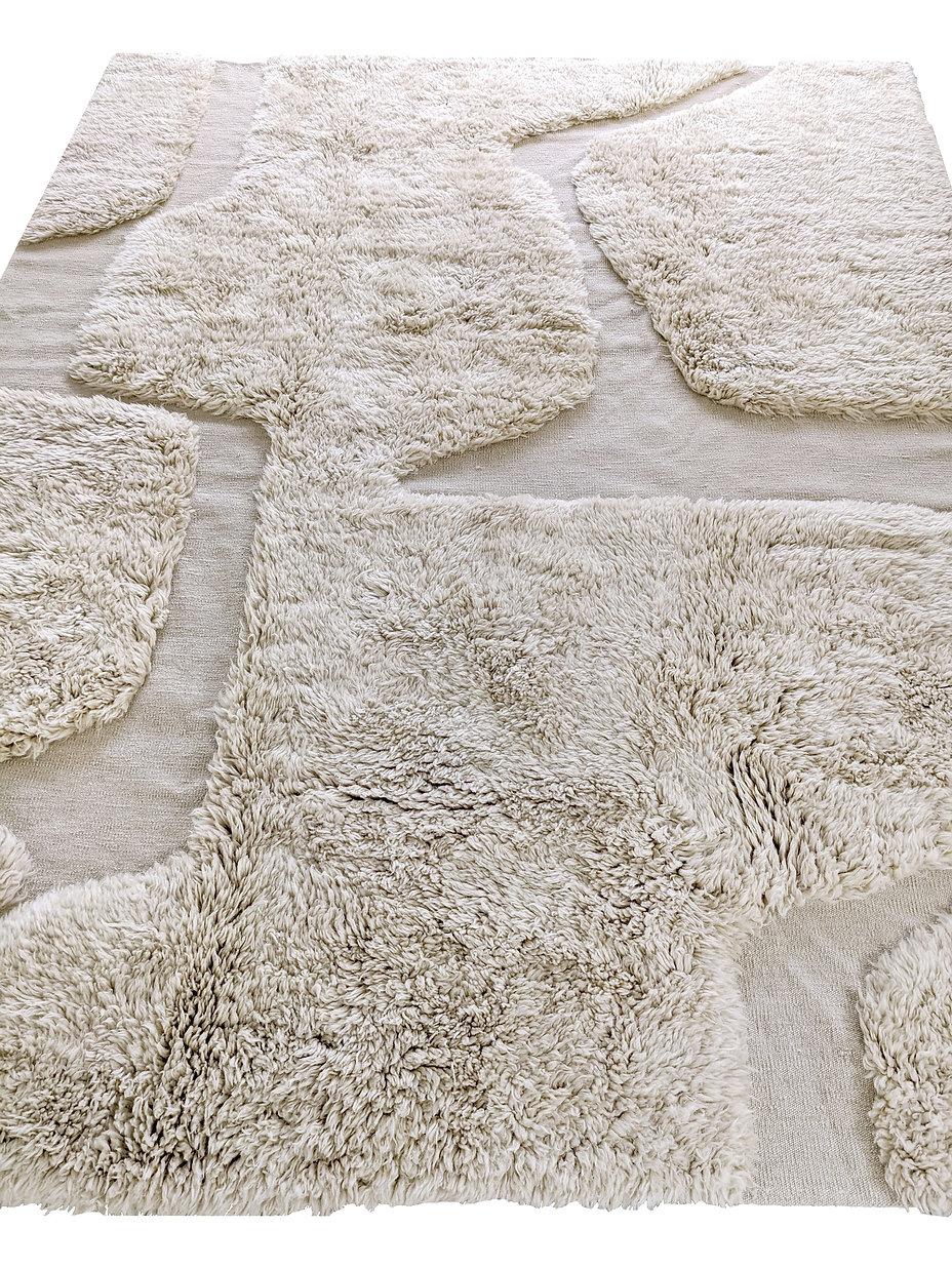 8x10 Ft Contemporary High & Low Pile Rug. Modern Design. Custom Options Availabl For Sale 3