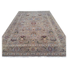 8x10 Fuß handgeknüpfter Heriz Design-Teppich. 100% Wolle. Antikes von Heriz inspiriertes Design