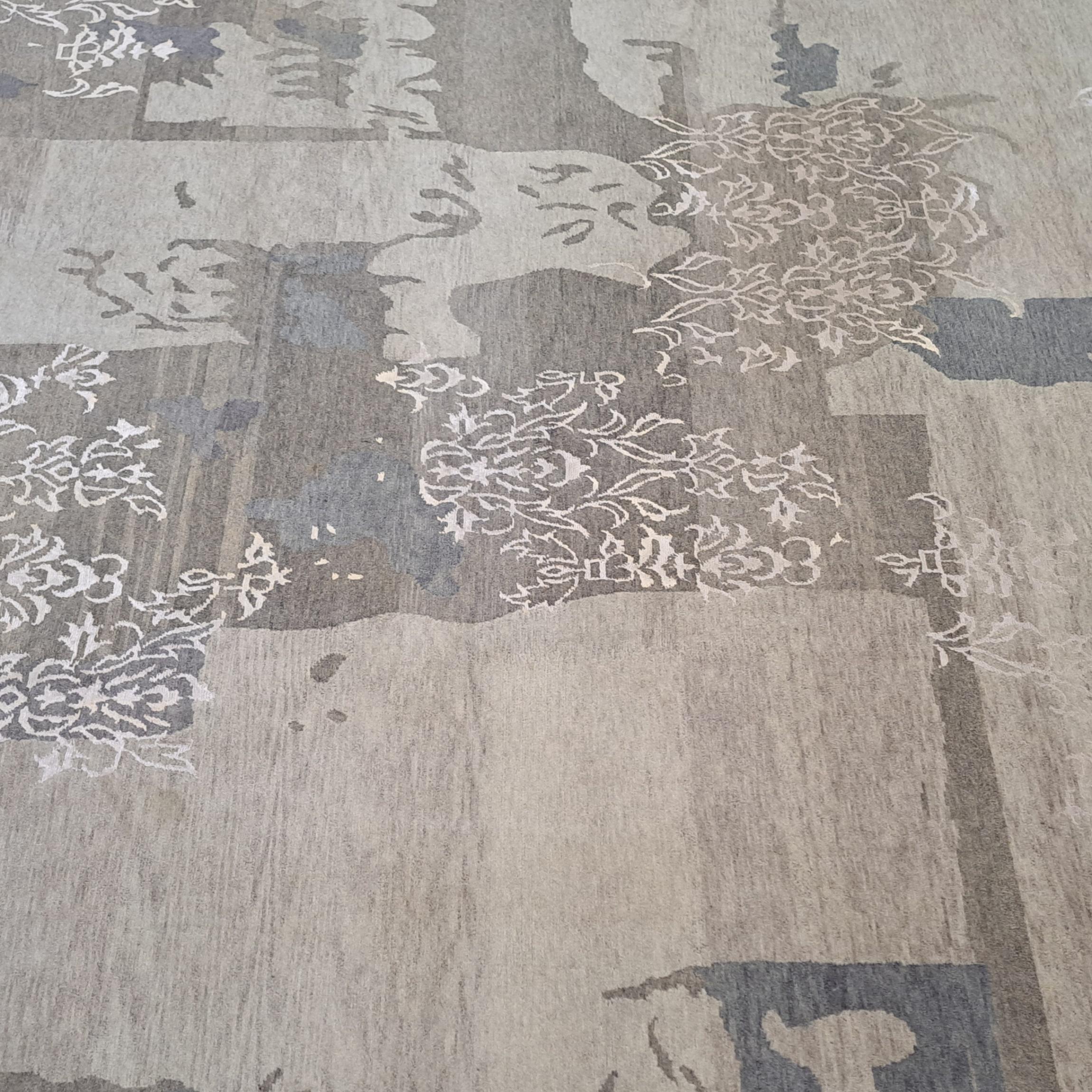 8x10 Ft Handknotted Nepalese Rug. All Wool. New Carpet. Custom Options Available For Sale 3