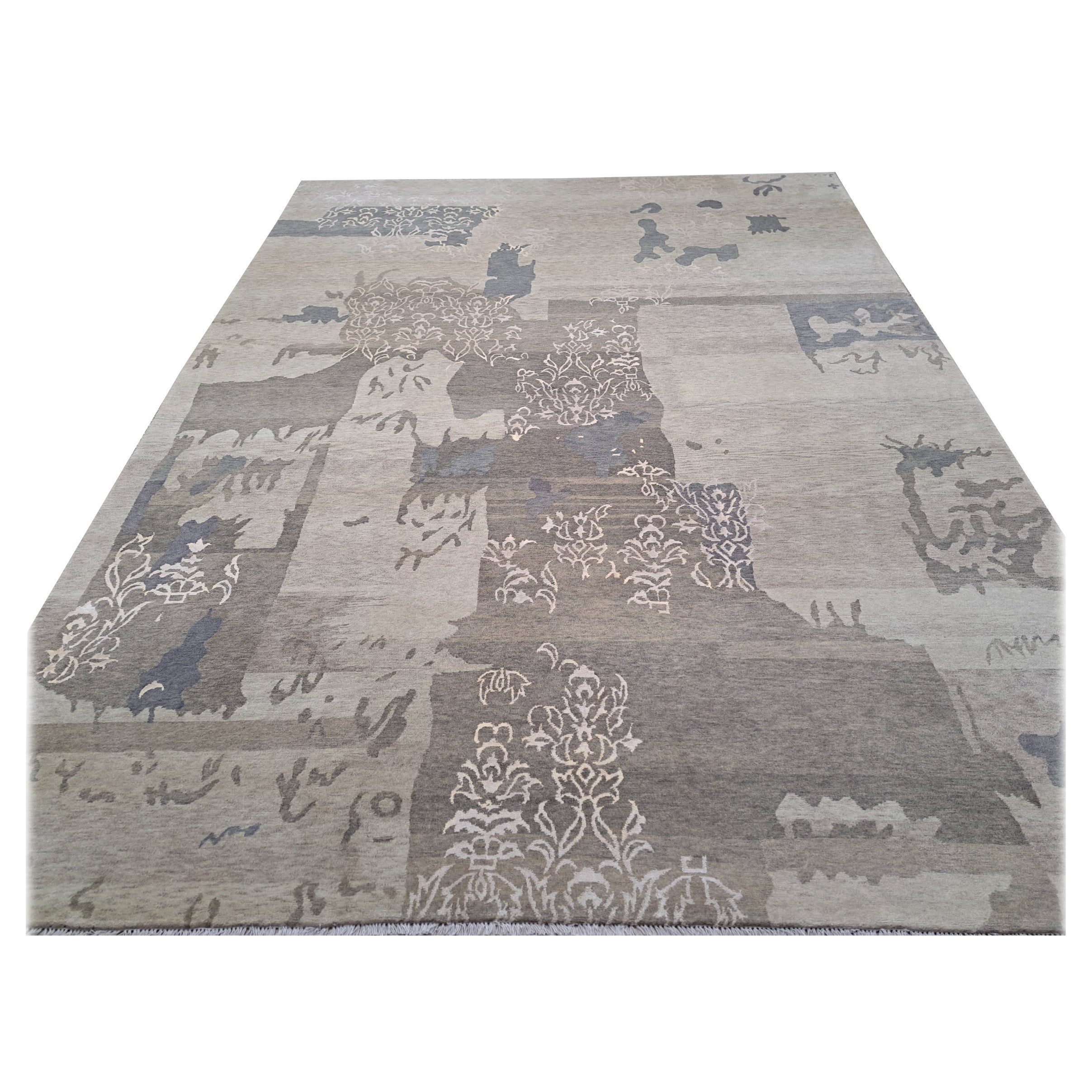 Handgeknüpfter nepalesischer Teppich 8x10 Ft. Alle Wolle. Neuer Teppich. Kundenspezifische Optionen verfügbar