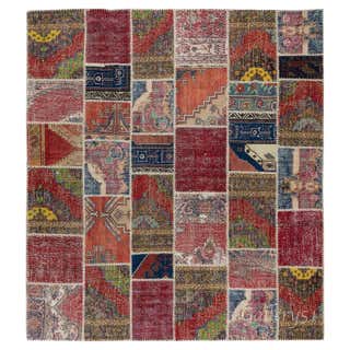 Patchwork Rugs - 510 For Sale on 1stDibs | vintage patchwork rug ...