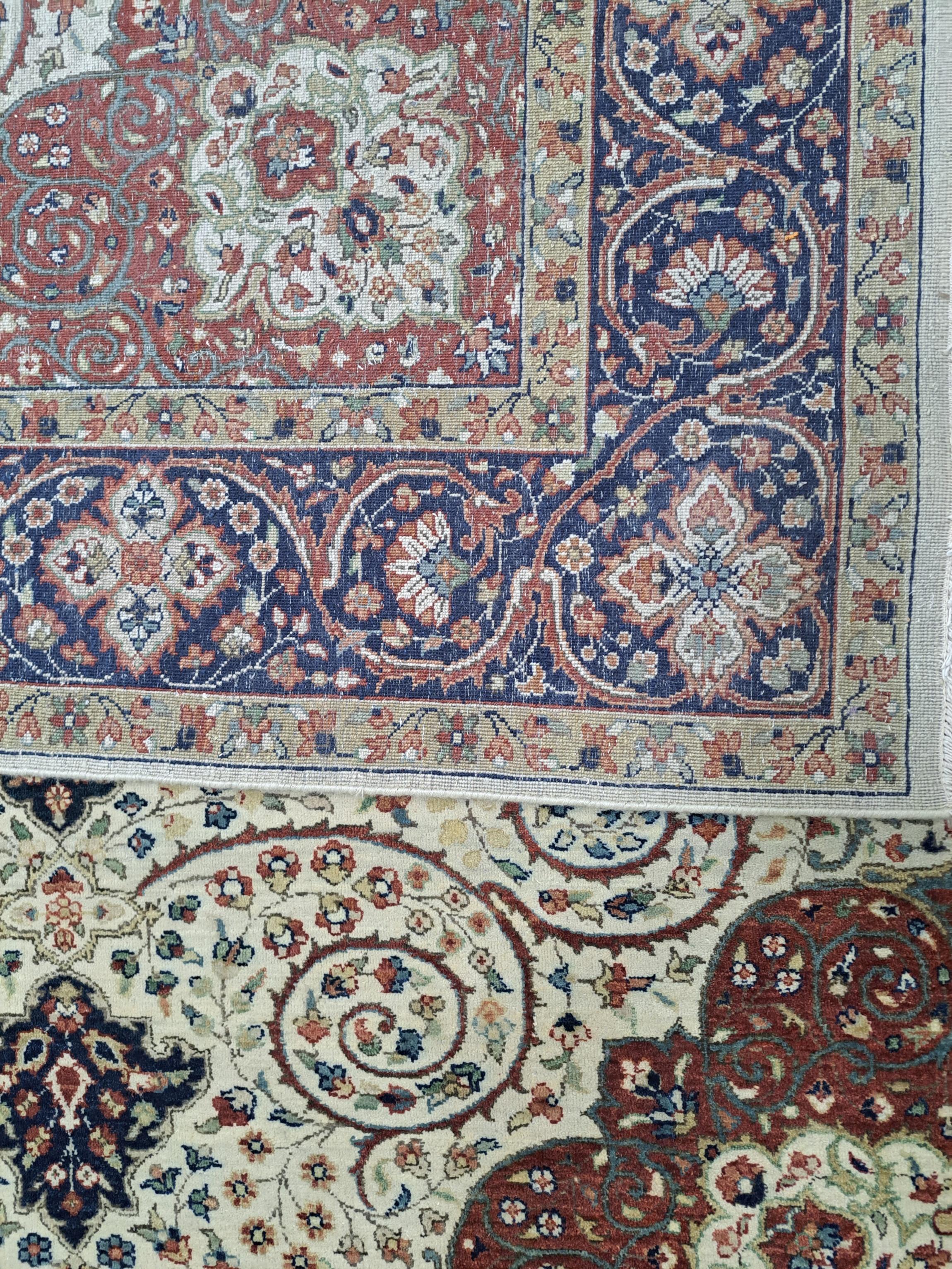 8x10 Ft Heriz Inspired Handmade Wool Rug. Teppich im antiken Stil. 100% Wolle im Angebot 3