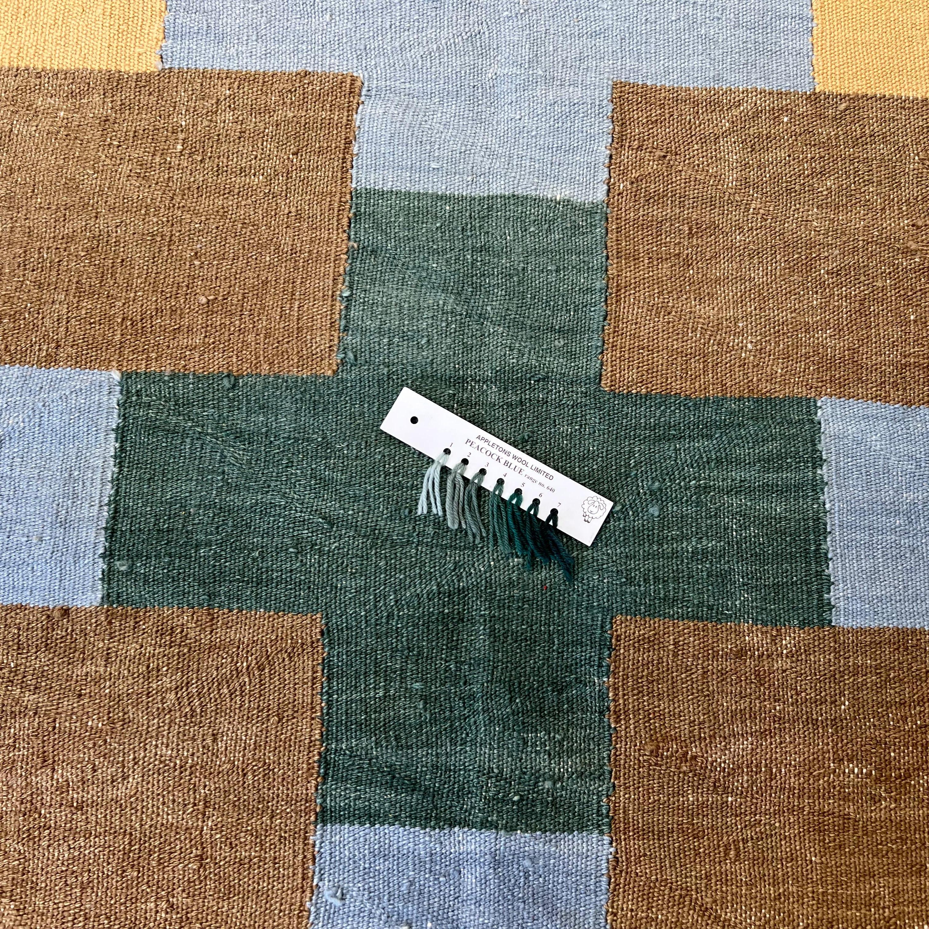 8x10 Ft Modern Handwoven Scandinavian design Rug. Custom Options Available In New Condition For Sale In Spring Valley, NY