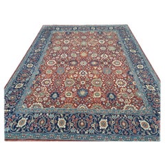 8x10 Ft New Hand-Knüpfteppich mit antikem Heriz-Design. Handgefertigter Luxus-Teppich