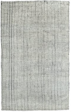 8x10 Graceful Vibrant Ivory Geometric Modern Hand Knotted Wool Carpet Rug