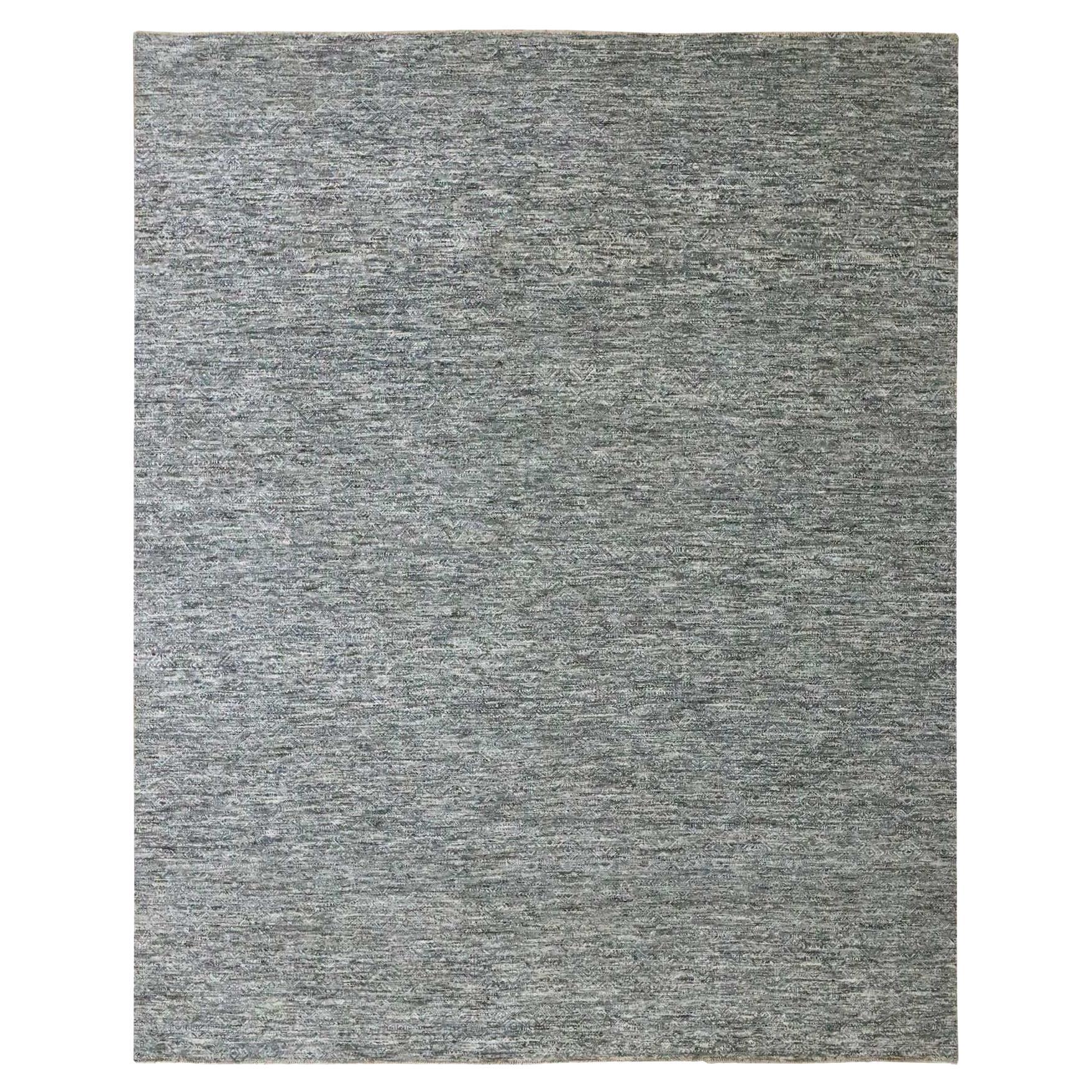 8
x10
 Grau Kohinoor Herat Geometrisches sich wiederholendes Muster Handgeknüpfter Wollteppich