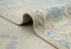 8x10 Green Traditional Oushak Hand-Knotted Customize Wool Rug ( JC - 14424 )