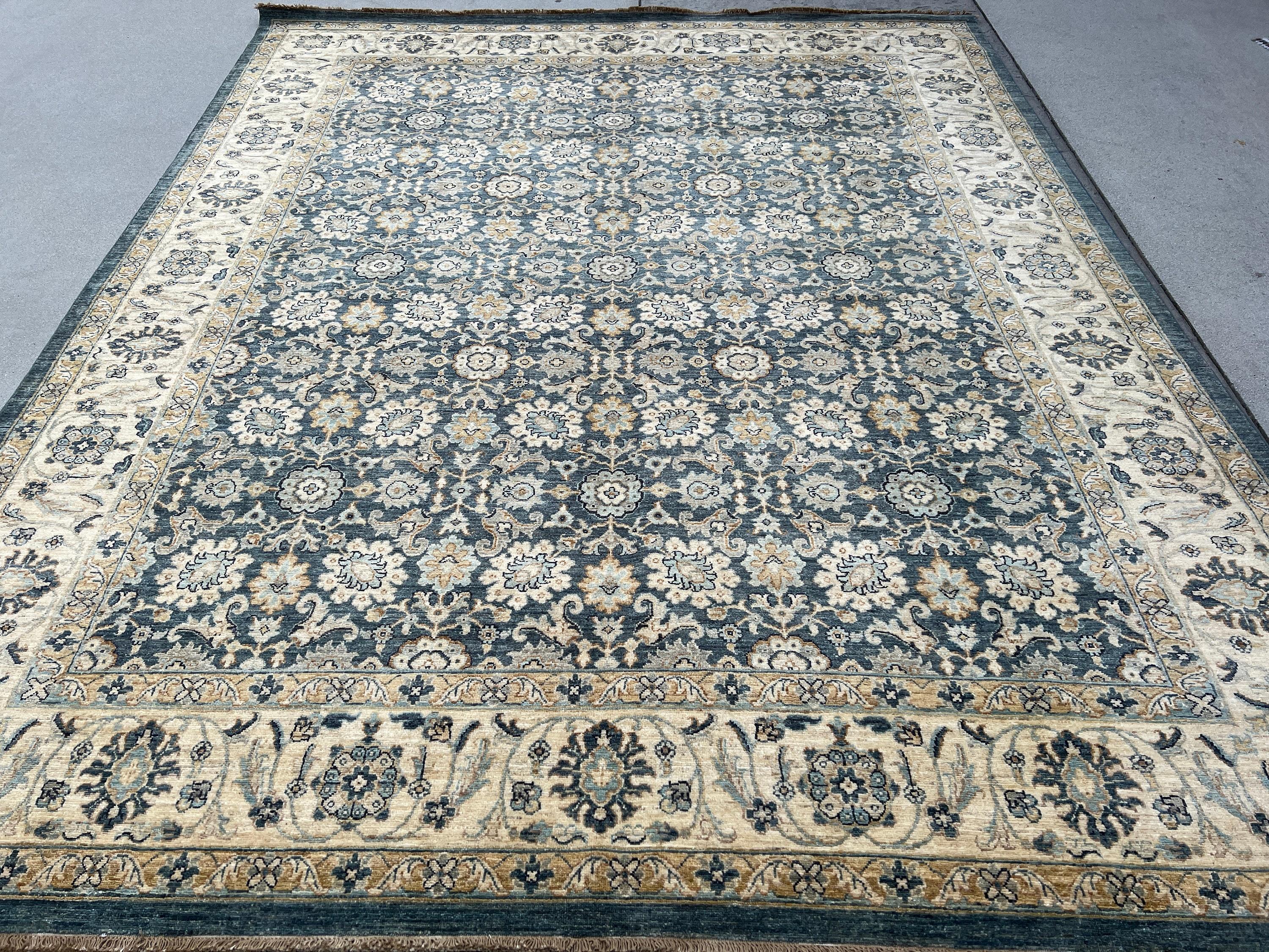 8x10 Hand-Knotted Afghan Rug Premium Hand-Spun Afghan Wool Fair Trade In New Condition For Sale In San Marcos, CA