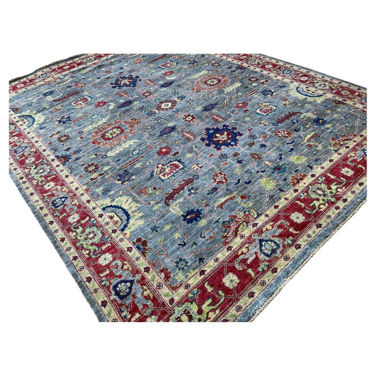Fair Rug 8x10 Hand-Knotted Afghan Rug Premium Hand-Spun Afghan Wool Fair Trade ...