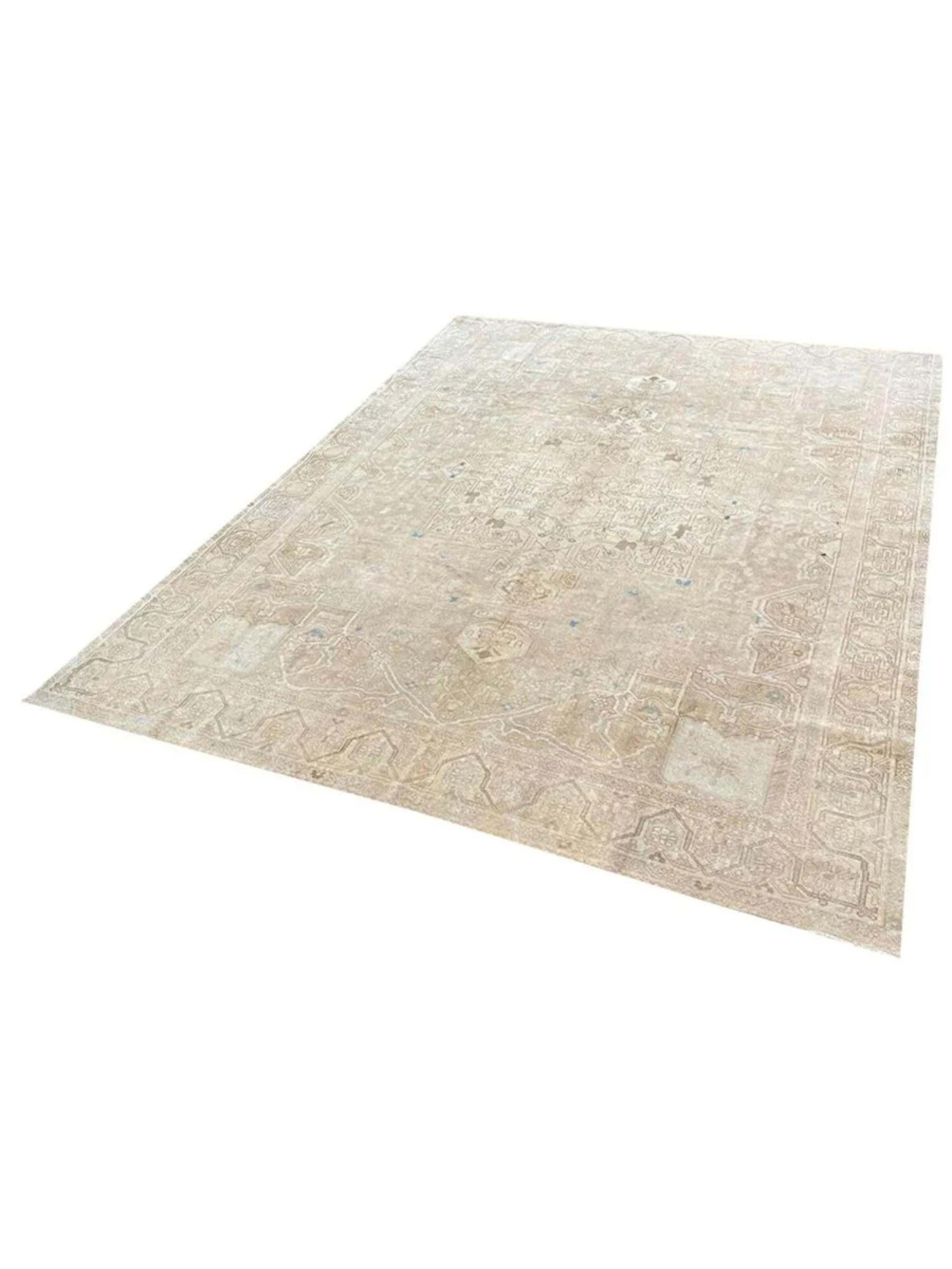 8x10 Hand Knotted Antique Bakhtiari Area Rug (Persisch) im Angebot
